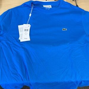 Lacoste Men's Vibrant Blue Short Sleeve Tee